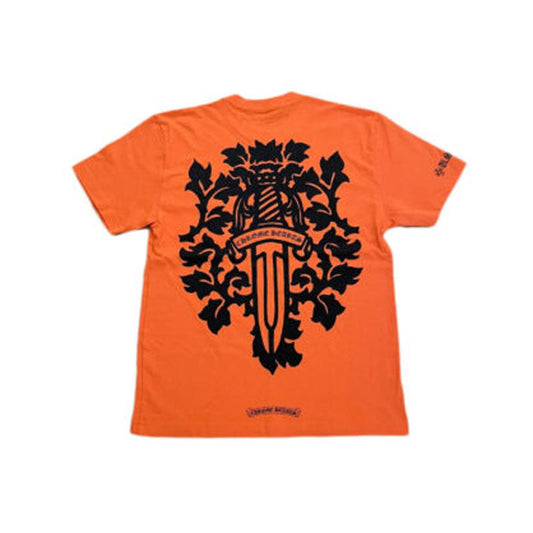 Orange Chrome Hearts Shirt