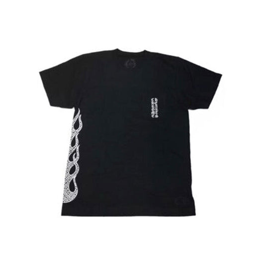 Chrome Hearts Side Flame T-Shirt – Black