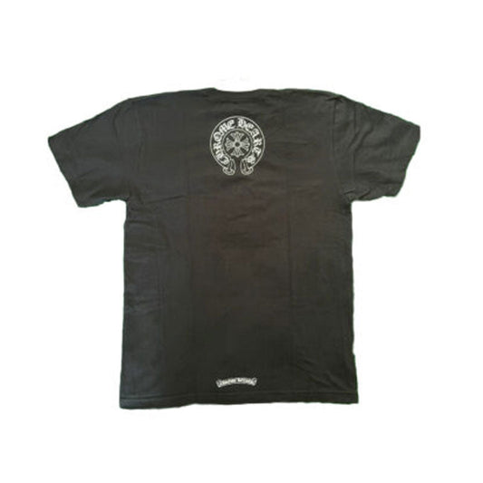 Chrome Hearts Neck Logo Horseshoe T-Shirt – Black