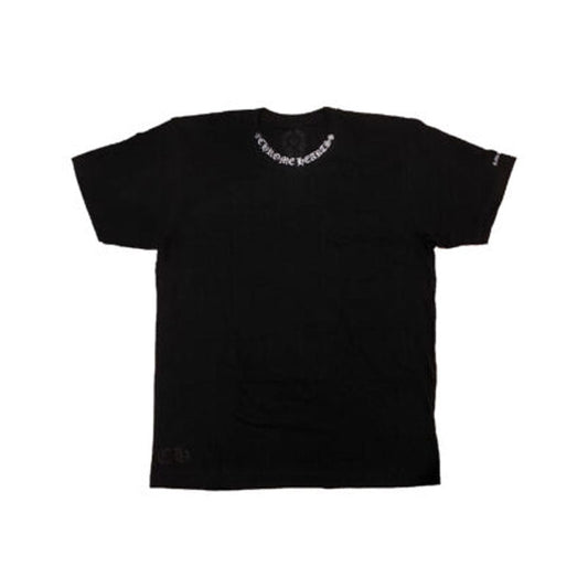 Chrome Hearts Neck Logo Fuck You Sleeve T-Shirt – Black