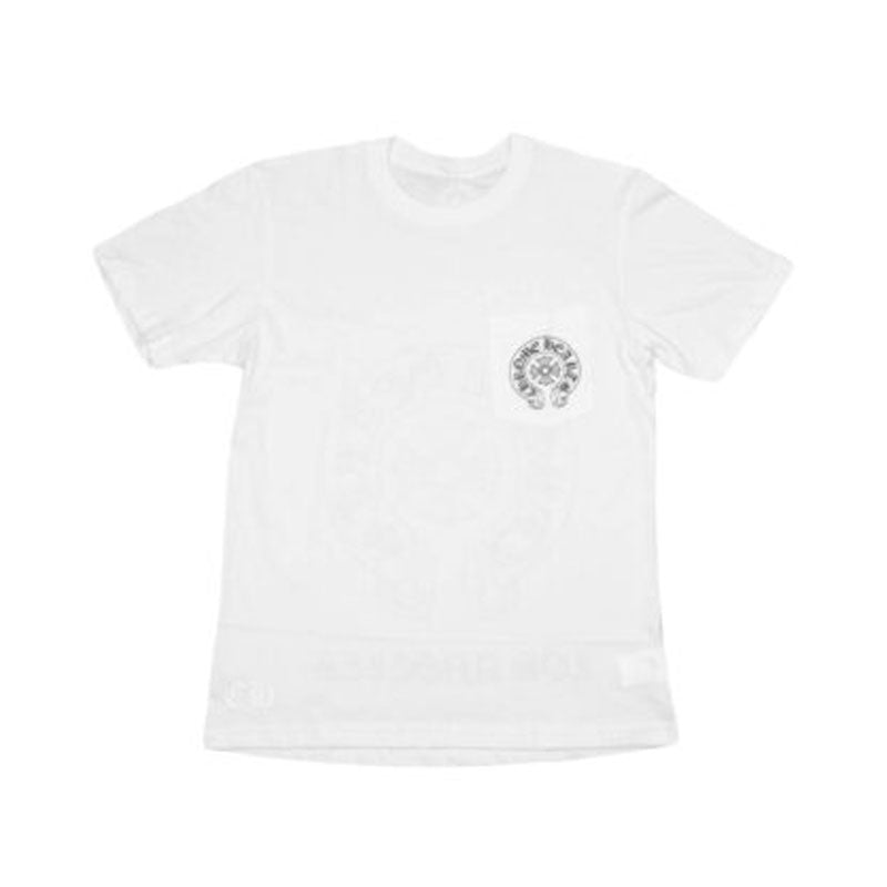 Chrome Hearts Horse Shoe Logo Pocket T-Shirt – White