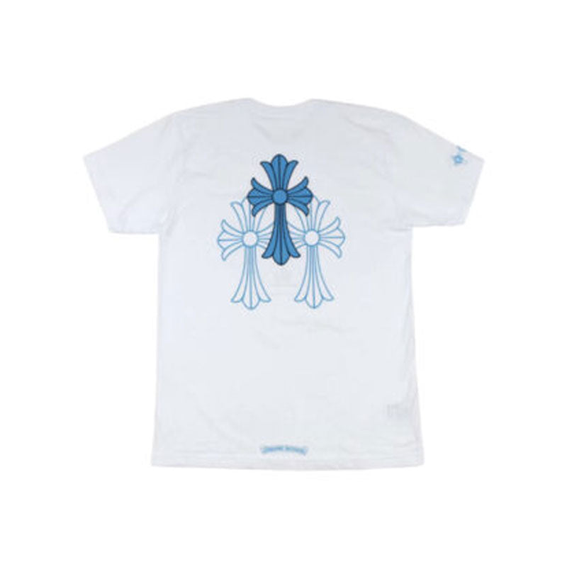 Chrome Hearts Triple Cross Logo SS T-Shirt – White