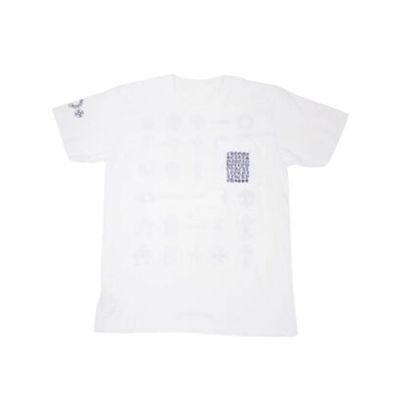 Chrome Hearts Neck Letters Logo T-Shirt – White