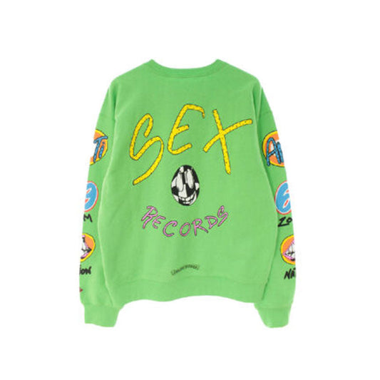 Chrome Hearts Matty Boy Sex Records Crewneck Sweatshirt – Citrus