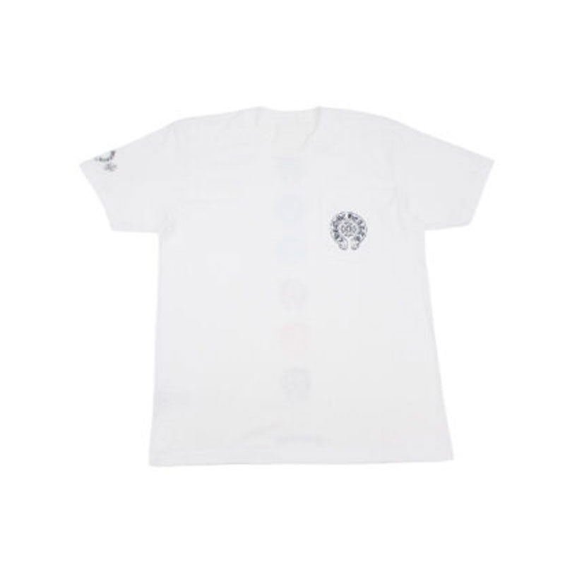 Chrome Hearts Multi Color Horse Shoe T-Shirt – White