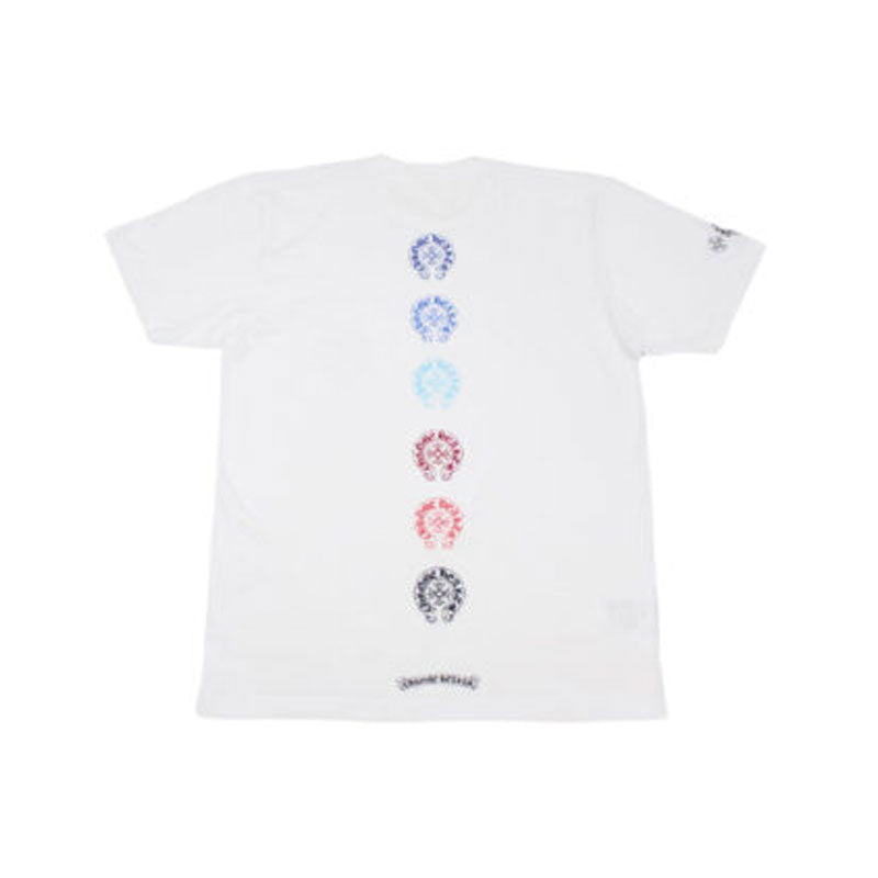 Chrome Hearts Multi Color Horse Shoe T-Shirt – White