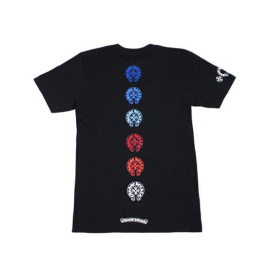 Chrome Hearts Multi Color Horse Shoe T-Shirt – Black