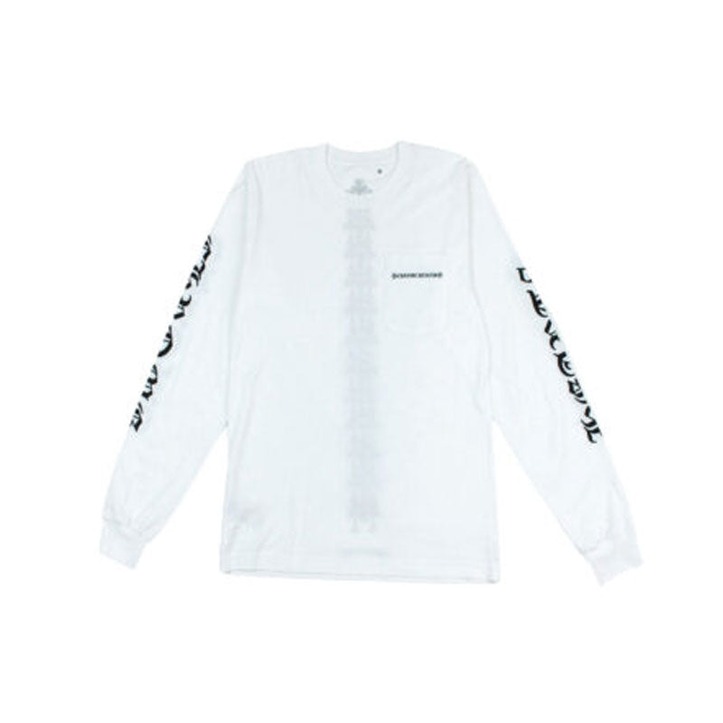 Chrome Hearts Tire Tracks LS T-Shirt – White