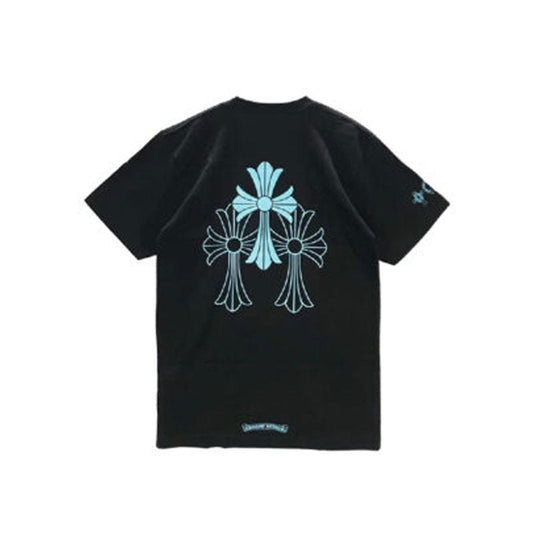 Chrome Hearts Triple Cross Logo SS T-Shirt – Black