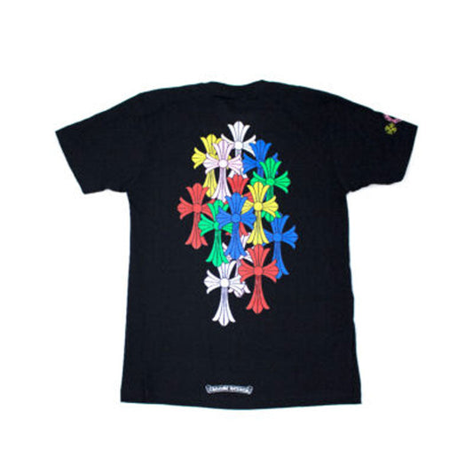 Chrome Hearts Multi Color Cross Cemetery T-Shirt – Black