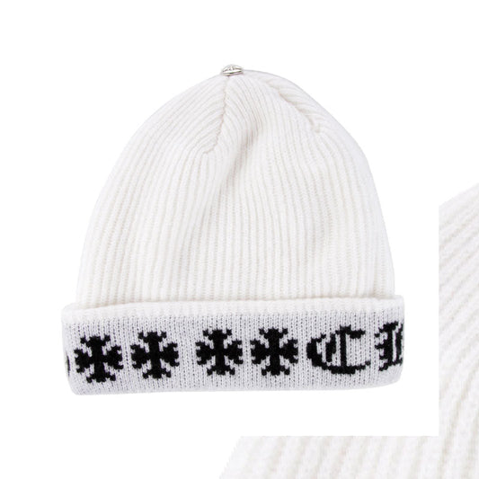 Chrome Hearts Big Daddy Beanie White