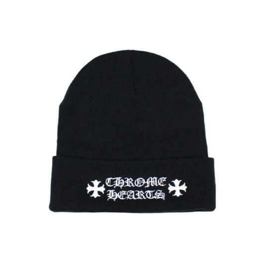 Black Chrome Hearts Beanie