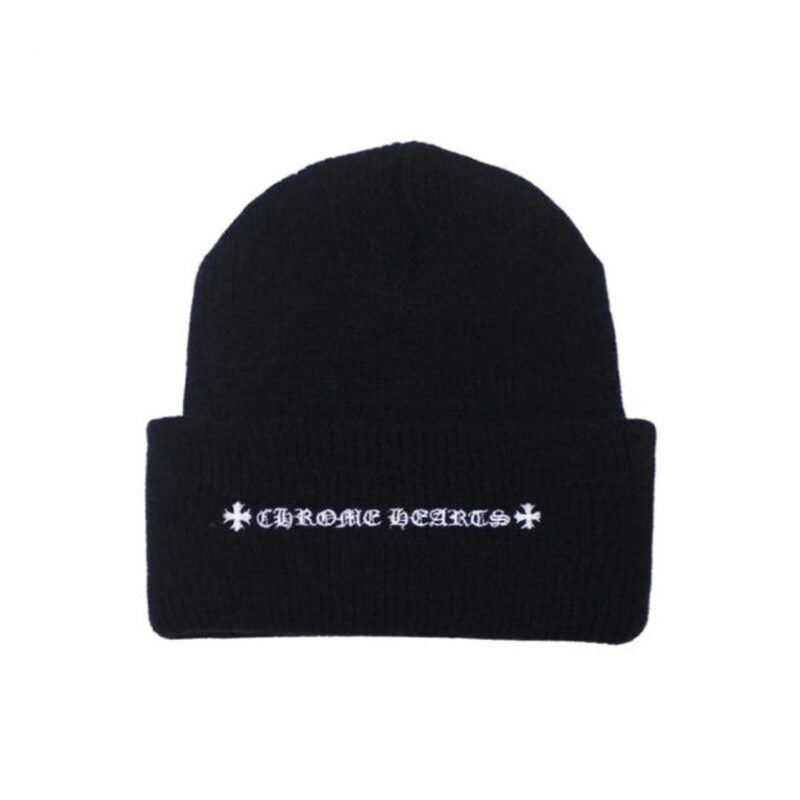 Chrome Hearts Cross Beanie - Black