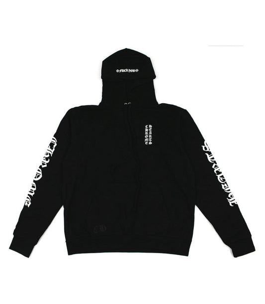 Chrome Hearts Vertical Logo FU Hood Hoodie