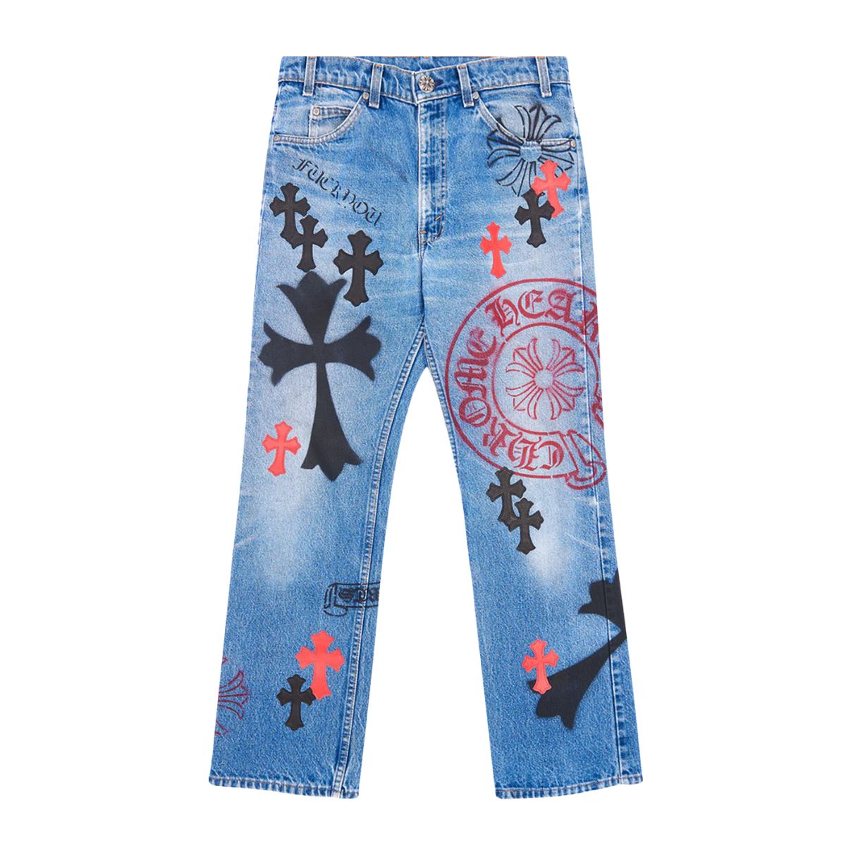 Chrome Hearts Blue Jeans