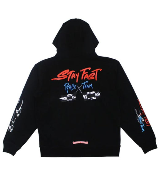 Chrome Hearts Matty Boy Stay Fast Hoodie – Black