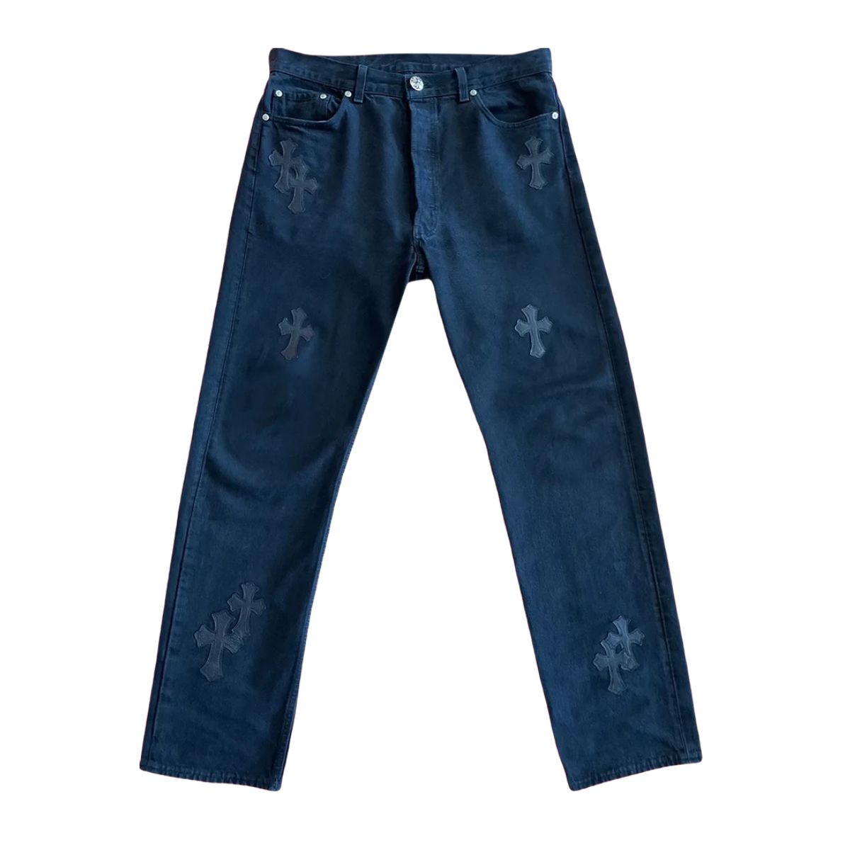 Chrome Hearts x Levi’s Cross Patched Denim ‘Black’