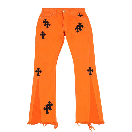 Chrome Hearts x Off-White Cross Denim ‘Orange