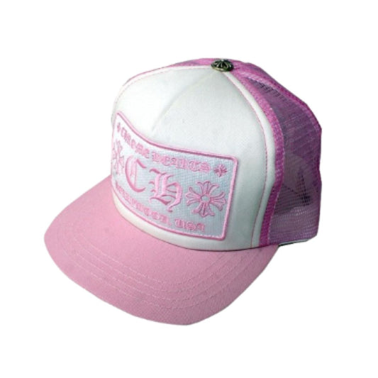 Pink Chrome Hearts Hat